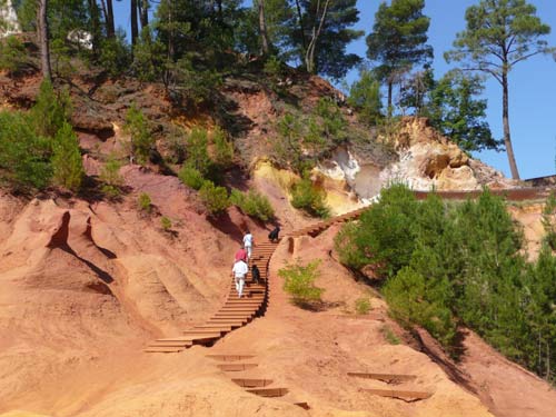 Roussillon - die neue Treppe